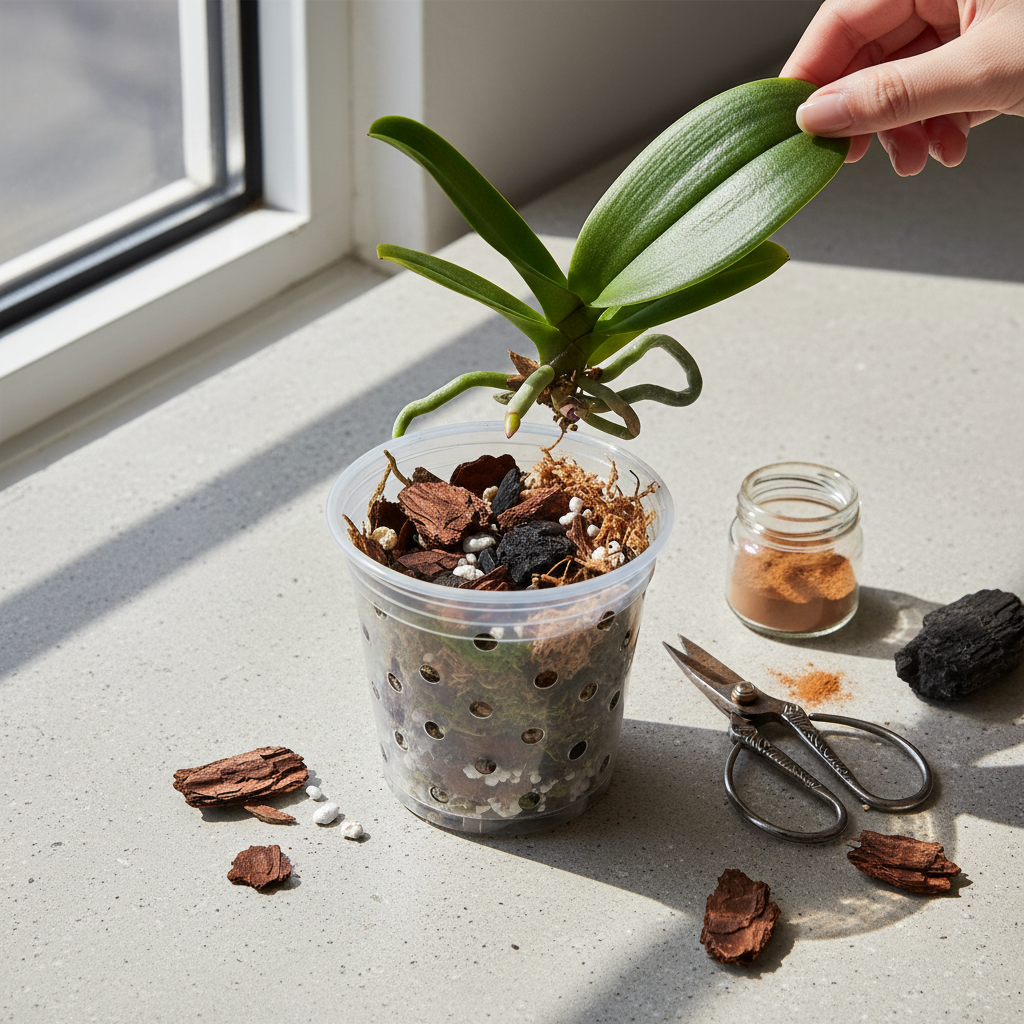 Kada persodinti orchidėją? Pagrindiniai ženklai